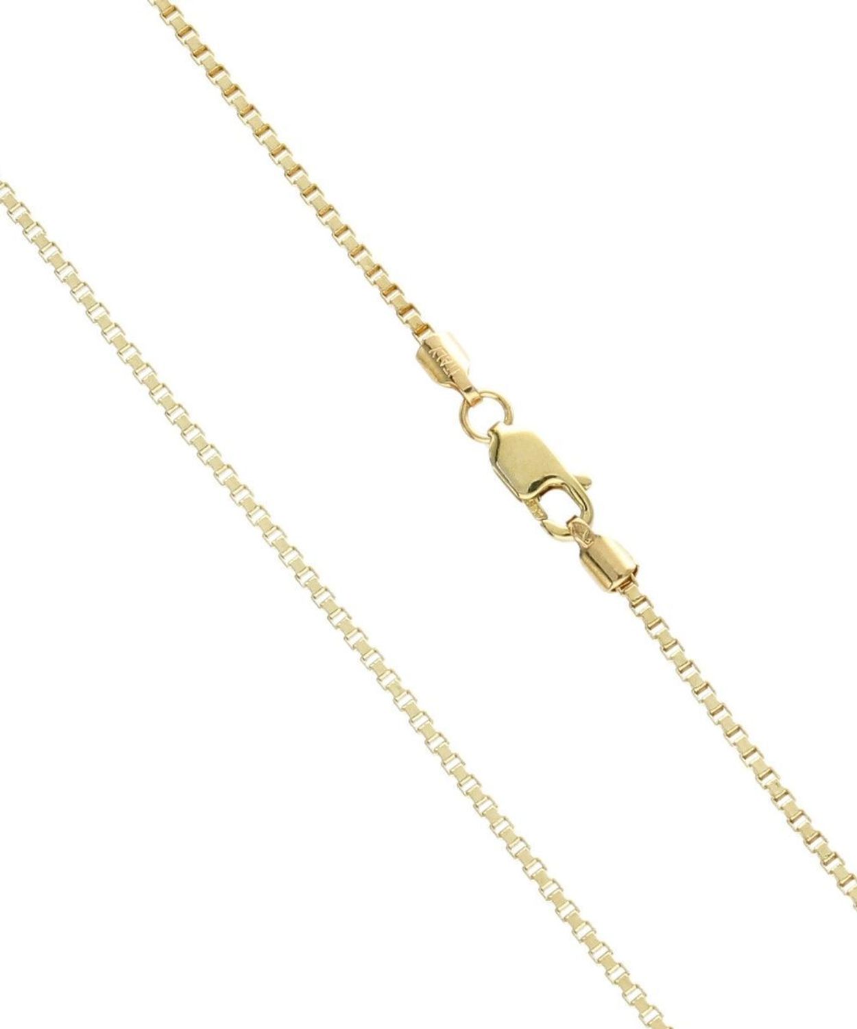 Złoty łańcuszek Kostka 585, 1mm  1.jpg